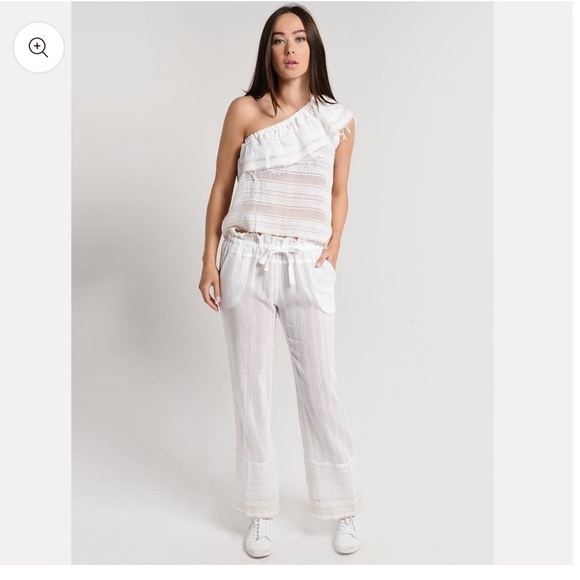 Lemlem Kelali One Shoulder Top - Picture 2 of 10